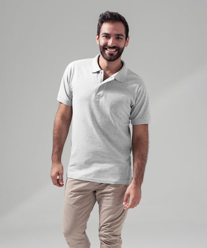 Tryck din logga på Piké från Build Your Brand - Anpassa Long Piqué Polo i färgen för företag, föreningar och privatpersoner