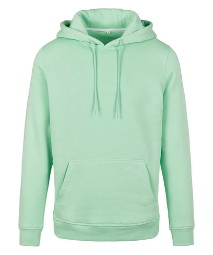 Tryck din logga på Hoodies från Build Your Brand - Anpassa Build Your Brand - Kraftig Hoodie i färgen Mint för företag, föreningar och privatpersoner