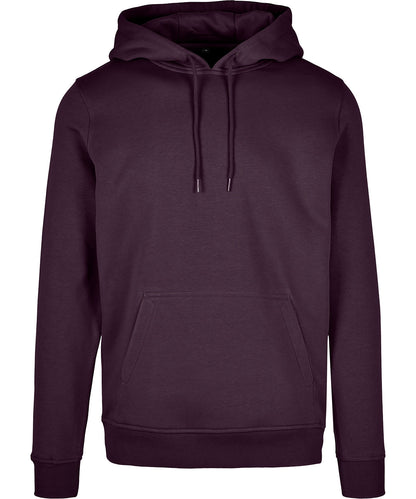 Tryck din logga på Hoodies från Build Your Brand - Anpassa Build Your Brand - Kraftig Hoodie i färgen Mörk lila för företag, föreningar och privatpersoner
