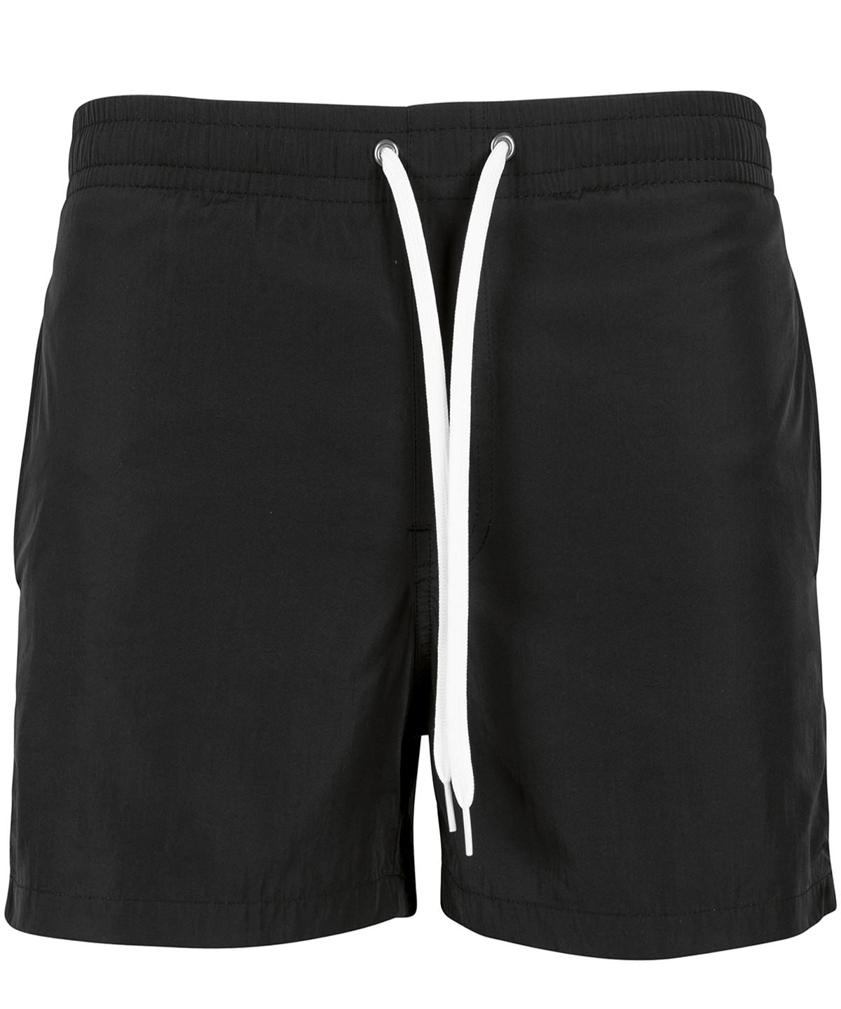 Tryck din logga på Shorts från Build Your Brand - Anpassa Badshorts i färgen Svart för företag, föreningar och privatpersoner