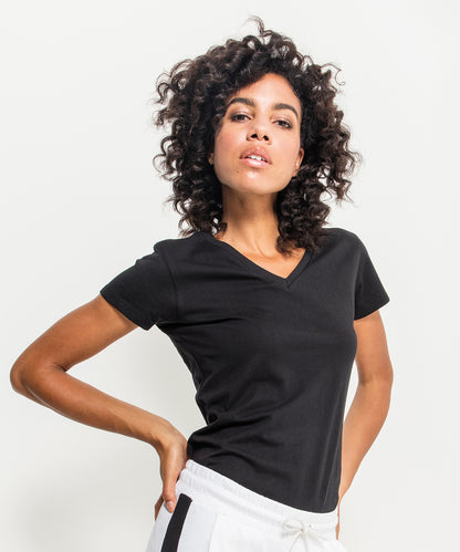 Tryck din logga på T-shirts från Build Your Brand - Anpassa Build Your Brand Basic Tee - Dam i färgen för företag, föreningar och privatpersoner