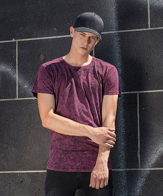 Tryck din logga på från Impala Print Shop - Anpassa BUILD YOUR BRAND Acid washed tee BY070 i färgen för företag, föreningar och privatpersoner