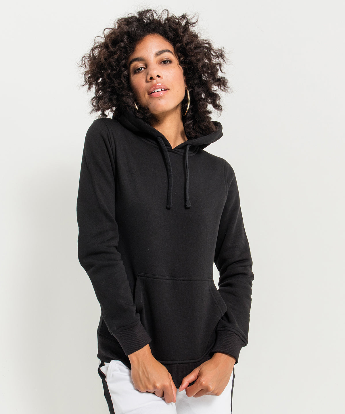 Tryck din logga på Hoodies från Build Your Brand - Anpassa Build Your Brand - Merch Dam Hoodie i färgen för företag, föreningar och privatpersoner