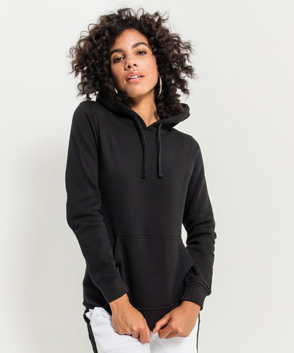 Tryck din logga på Hoodies från Build Your Brand - Anpassa Build Your Brand - Merch Dam Hoodie i färgen för företag, föreningar och privatpersoner