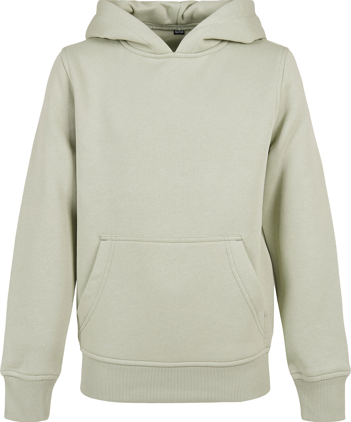 Tryck din logga på Hoodies från Build Your Brand - Anpassa Build Your Brand - Bas Hoodie för Barn i färgen Ljusgrön för företag, föreningar och privatpersoner