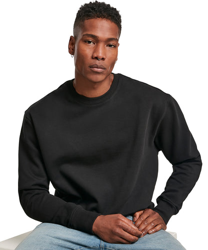 Tryck din logga på Sweatshirts från Build Your Brand - Anpassa Build Your Brand - Premium Oversize Crewneck i färgen för företag, föreningar och privatpersoner
