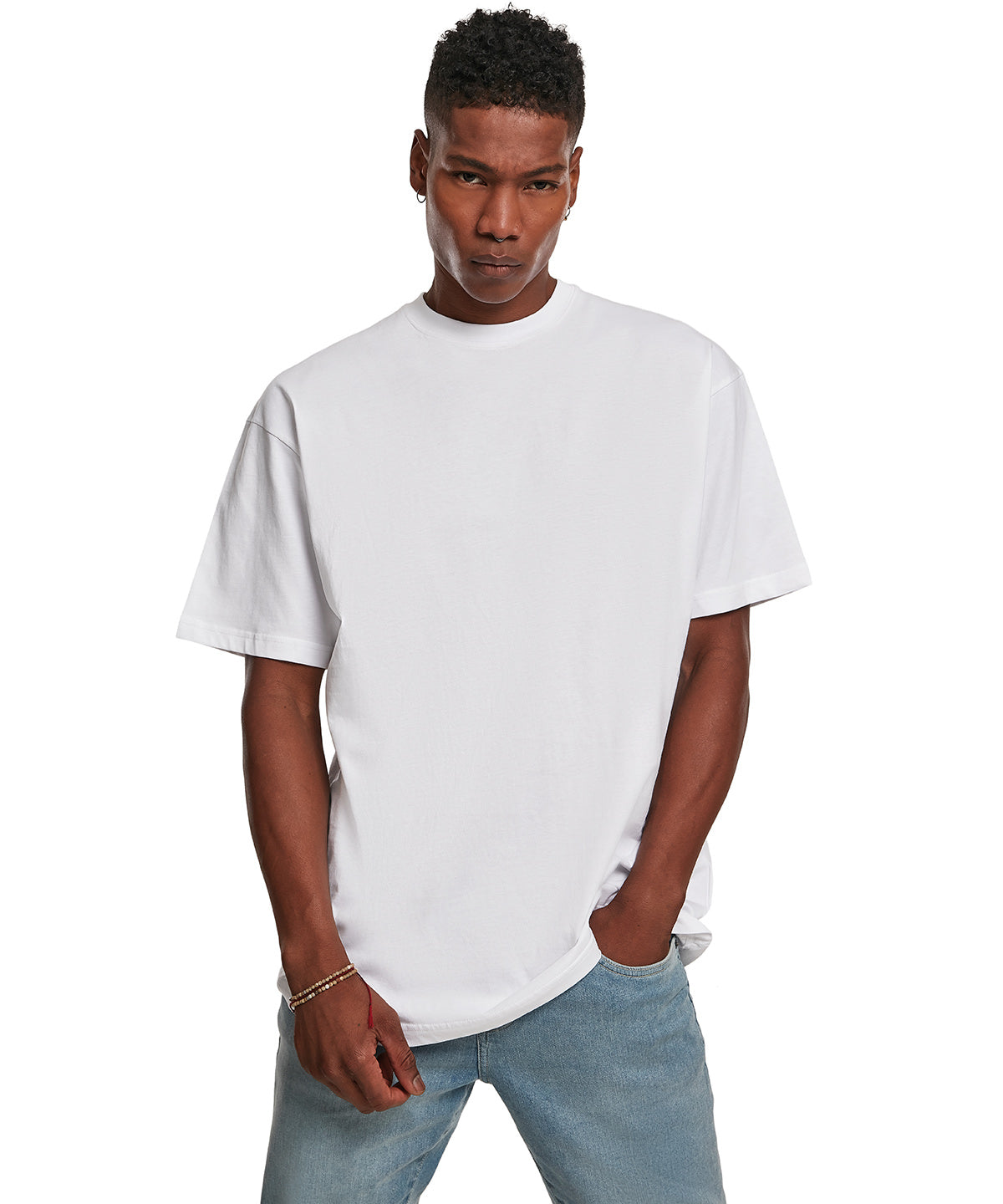 Tryck din logga på T-shirts från Build Your Brand - Anpassa Premium Combed Jersey Tee i färgen för företag, föreningar och privatpersoner