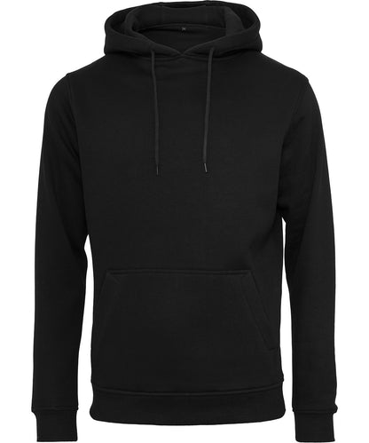 Tryck din logga på Hoodies från Build Your Brand - Anpassa Build Your Brand - Ekologisk Hoodie i färgen Svart för företag, föreningar och privatpersoner