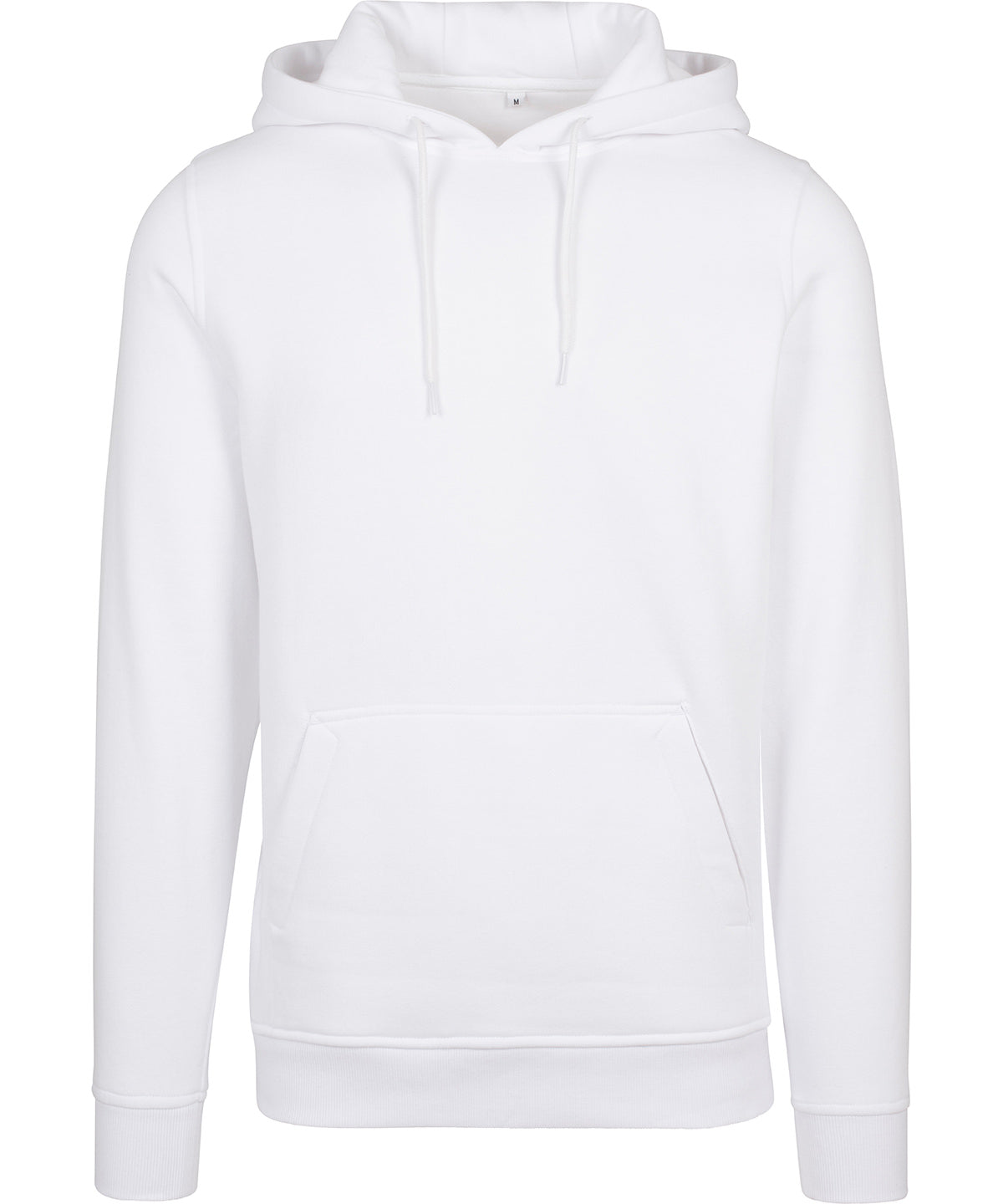 Tryck din logga på Hoodies från Build Your Brand - Anpassa Build Your Brand - Ekologisk Hoodie i färgen Vit för företag, föreningar och privatpersoner