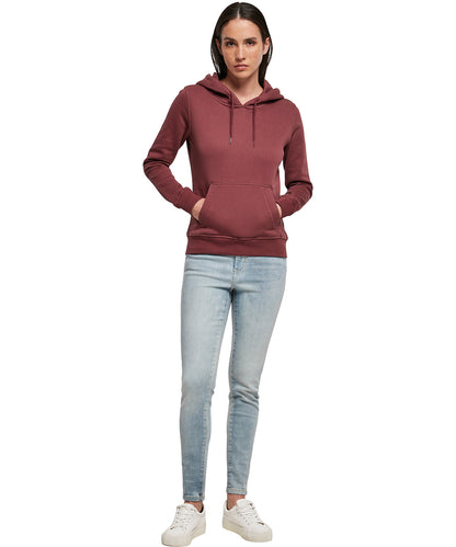 Tryck din logga på Hoodies från Build Your Brand - Anpassa Build Your Brand - Ekologisk Dam Hoodie i färgen för företag, föreningar och privatpersoner