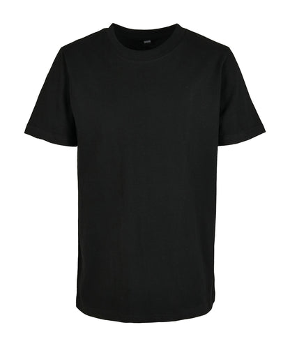 Tryck din logga på T-shirts från Build Your Brand - Anpassa BasicTee 2.0 - Barn i färgen Svart för företag, föreningar och privatpersoner
