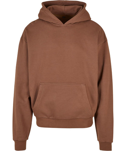 Tryck din logga på Hoodies från Build Your Brand - Anpassa Build Your Brand - Ultra Tung Hoodie i färgen Mörkbrun för företag, föreningar och privatpersoner
