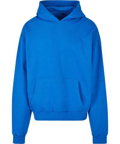 Tryck din logga på Hoodies från Build Your Brand - Anpassa Build Your Brand - Ultra Tung Hoodie i färgen Mellanblå för företag, föreningar och privatpersoner