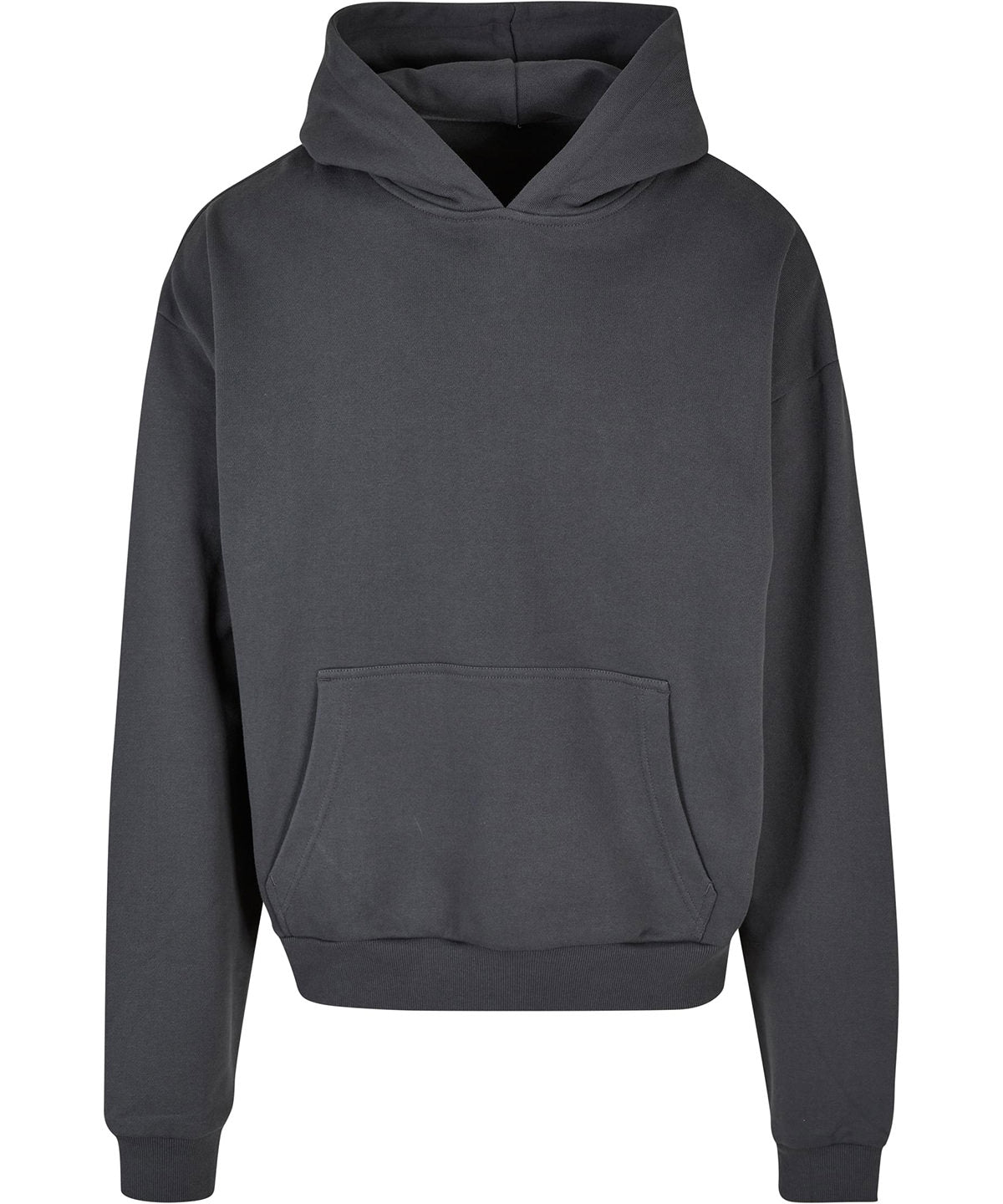 Tryck din logga på Hoodies från Build Your Brand - Anpassa Build Your Brand - Ultra Tung Hoodie i färgen Mörkgrå för företag, föreningar och privatpersoner
