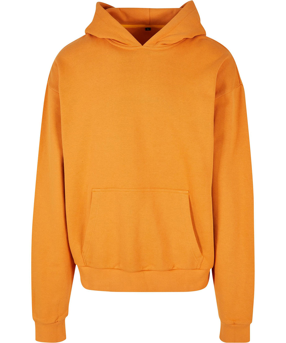 Tryck din logga på Hoodies från Build Your Brand - Anpassa Build Your Brand - Ultra Tung Hoodie i färgen Mellan Orange för företag, föreningar och privatpersoner