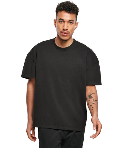 Tryck din logga på T-shirts från Build Your Brand - Anpassa Ultra Heavy Cotton Box Tee i färgen för företag, föreningar och privatpersoner