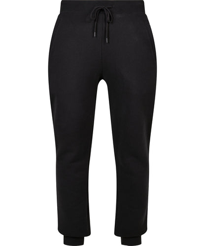 Tryck din logga på Mjukisbyxor från Build Your Brand - Anpassa Ekologiska bas sweatpants i färgen Svart för företag, föreningar och privatpersoner