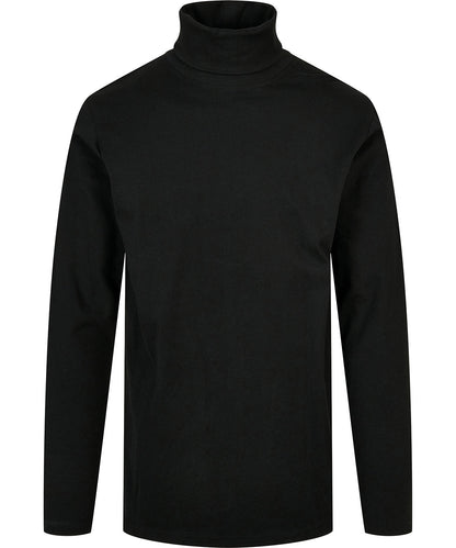 Tryck din logga på Sweatshirts från Build Your Brand - Anpassa Build Your Brand - Långärmad Tröja med Turtleneck i färgen Svart för företag, föreningar och privatpersoner