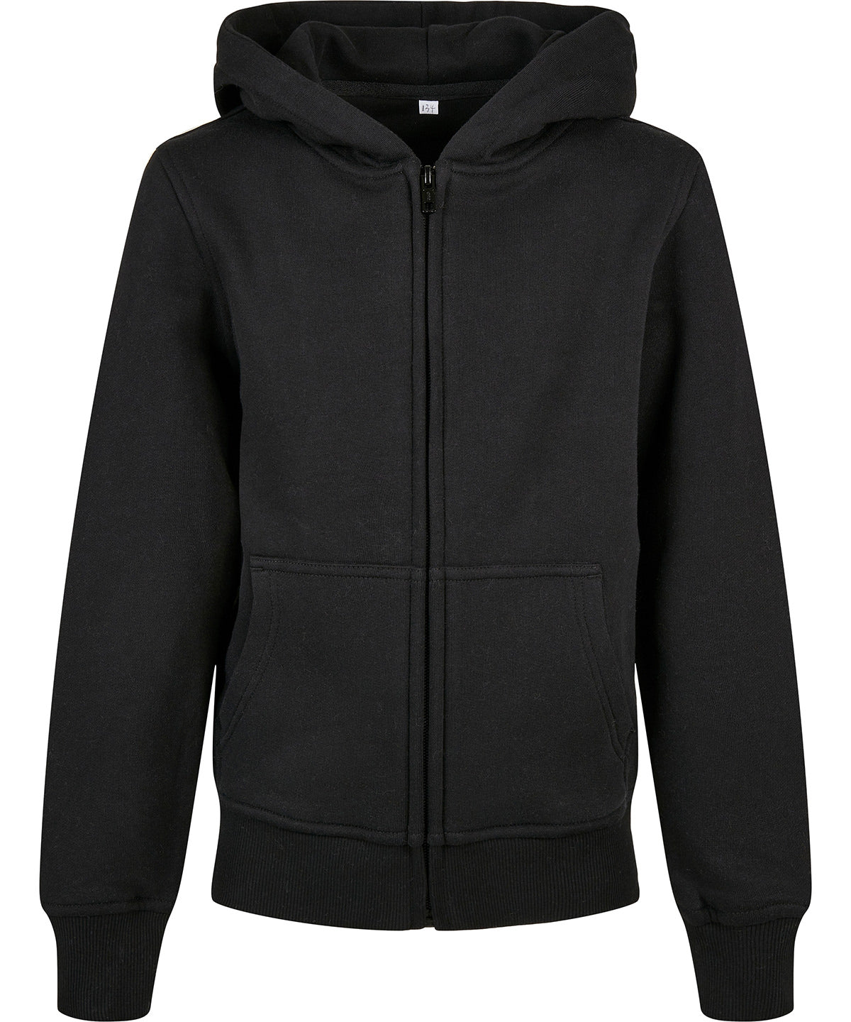 Tryck din logga på Hoodies från Build Your Brand - Anpassa Build Your Brand - Ekologisk Hoodie med Zip för Barn i färgen för företag, föreningar och privatpersoner