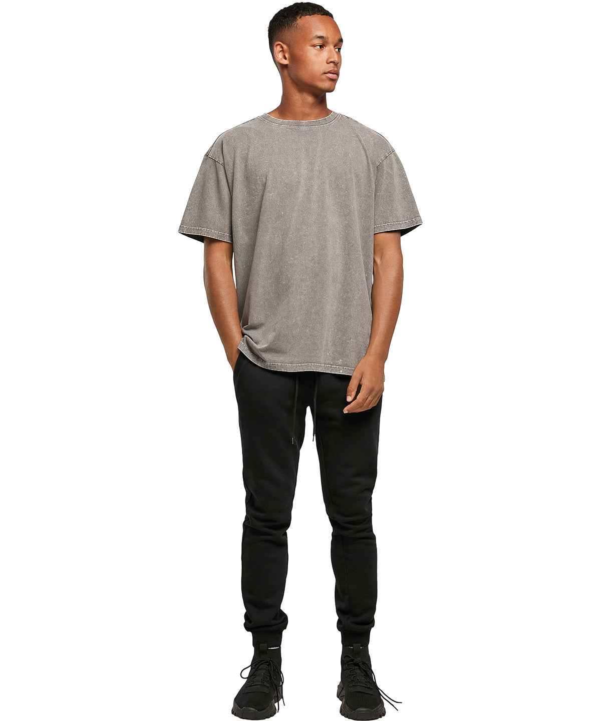 Tryck din logga på T-shirts från Build Your Brand - Anpassa Acid Washed Heavy Oversized Tee i färgen för företag, föreningar och privatpersoner