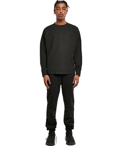 Tryck din logga på Sweatshirts från Build Your Brand - Anpassa Build Your Brand - Oversized Långärmad Tröja i färgen för företag, föreningar och privatpersoner