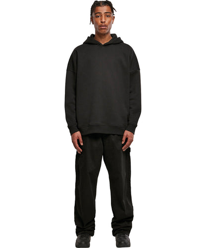 Tryck din logga på Hoodies från Build Your Brand - Anpassa Build Your Brand - Hoodie med Överdimensionerad Ärmsnitt i färgen för företag, föreningar och privatpersoner