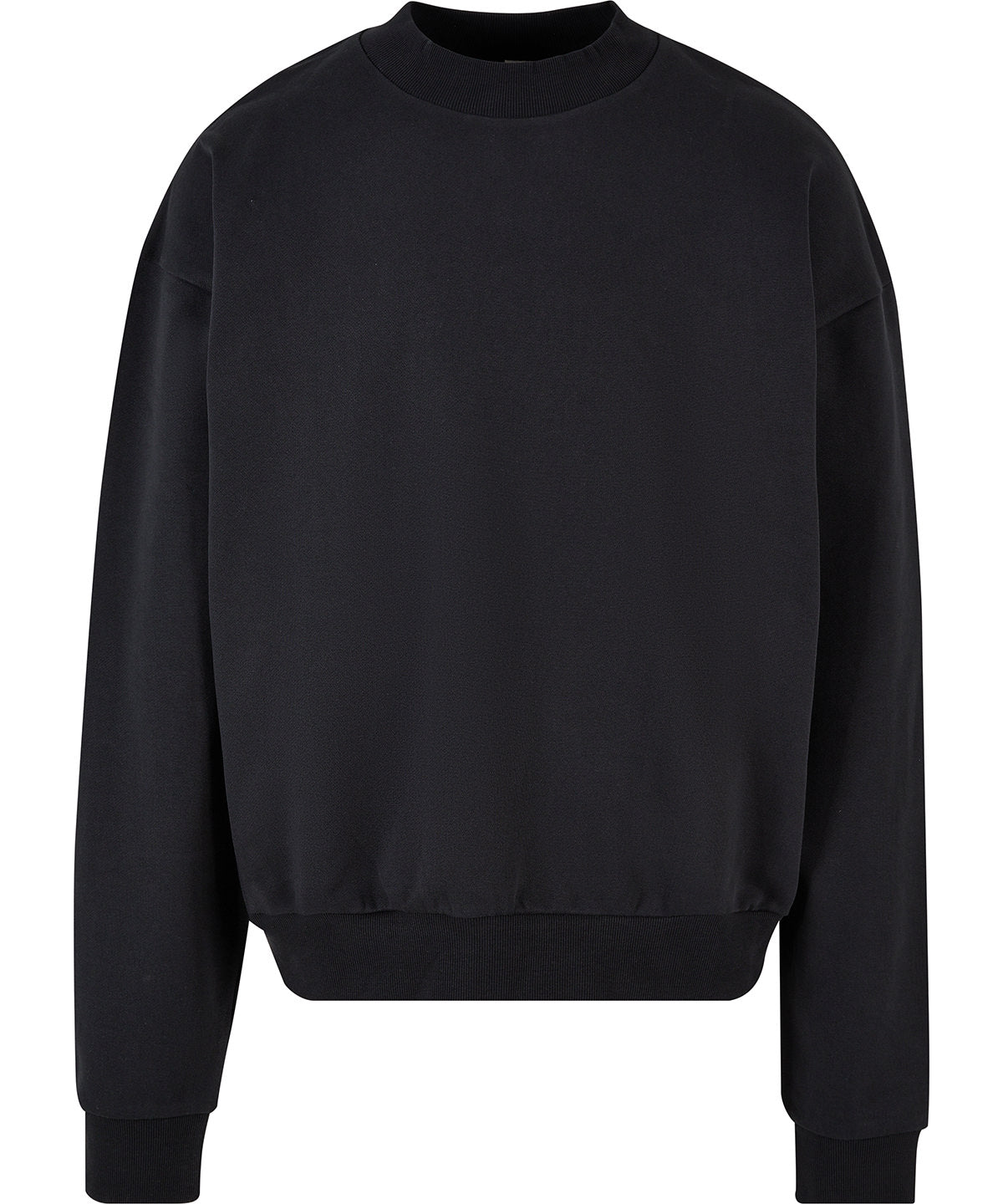 Tryck din logga på Sweatshirts från Build Your Brand - Anpassa Build Your Brand - Rund Hals i Ultratung Bomull i färgen Svart för företag, föreningar och privatpersoner