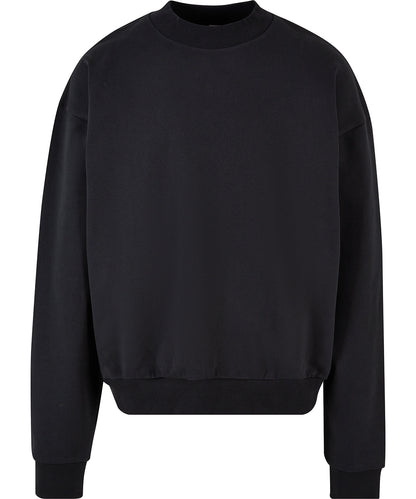 Tryck din logga på Sweatshirts från Build Your Brand - Anpassa Build Your Brand - Rund Hals i Ultratung Bomull i färgen Svart för företag, föreningar och privatpersoner