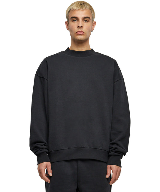 Tryck din logga på Sweatshirts från Build Your Brand - Anpassa Build Your Brand - Rund Hals i Ultratung Bomull i färgen för företag, föreningar och privatpersoner