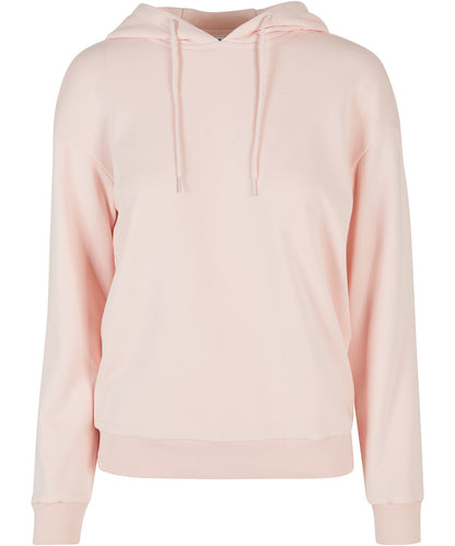 Tryck din logga på Hoodies från Build Your Brand - Anpassa Build Your Brand - Dam Vardagshoodie i färgen Ljusrosa för företag, föreningar och privatpersoner