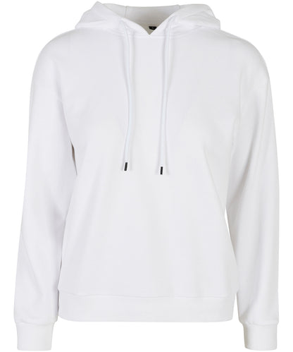 Tryck din logga på Hoodies från Build Your Brand - Anpassa Build Your Brand - Dam Vardagshoodie i färgen Vit för företag, föreningar och privatpersoner