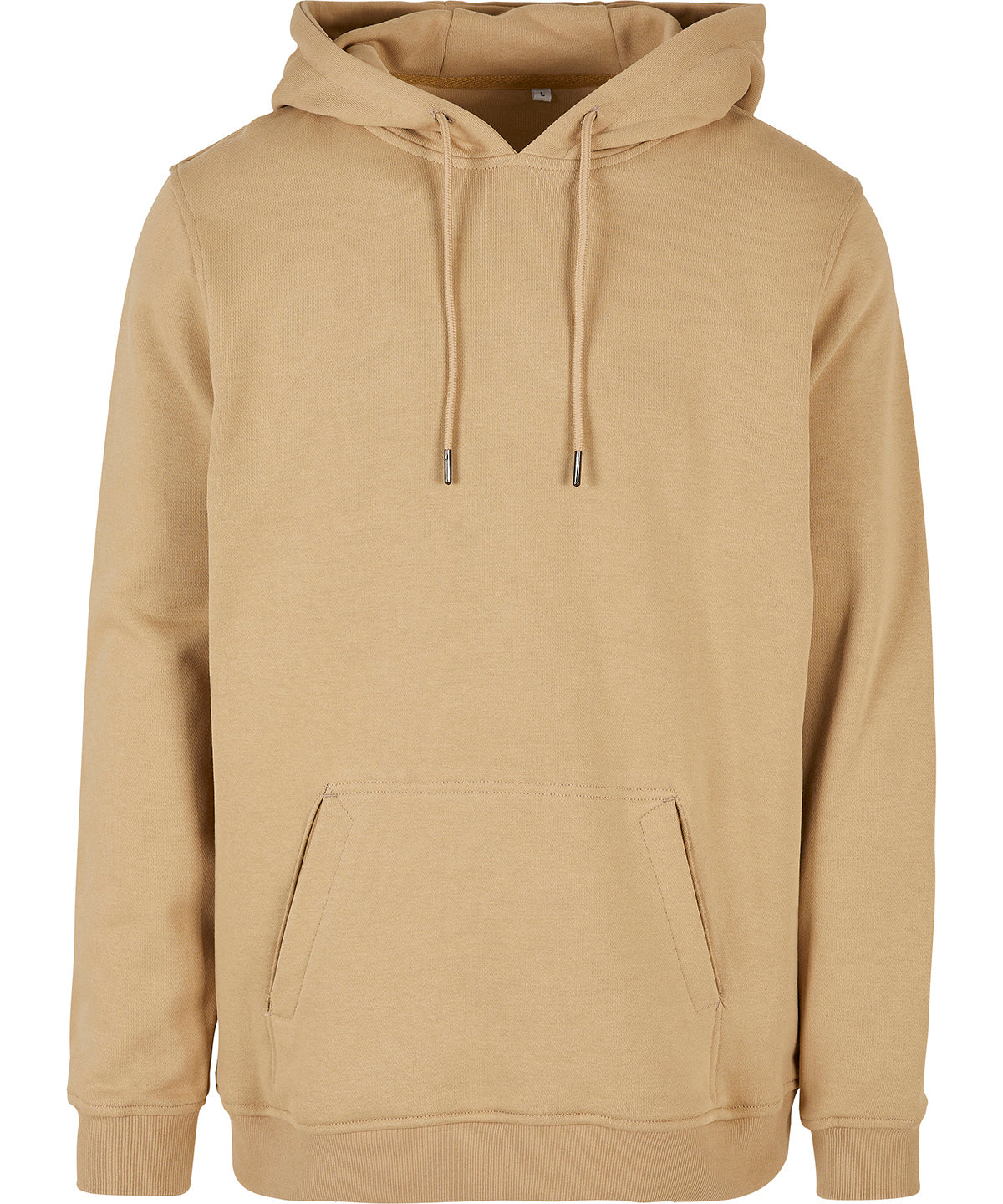 Tryck din logga på Hoodies från Build Your Brand - Anpassa Build Your Brand - Ultra-Tung Vanlig Hoodie i färgen Beige för företag, föreningar och privatpersoner