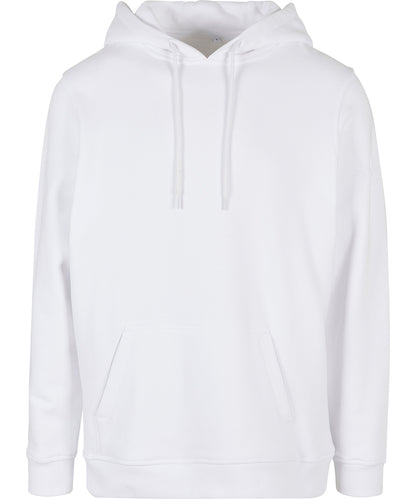 Tryck din logga på Hoodies från Build Your Brand - Anpassa Build Your Brand - Ultra-Tung Vanlig Hoodie i färgen Vit för företag, föreningar och privatpersoner