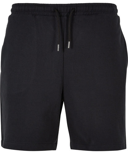 Tryck din logga på Shorts från Build Your Brand - Anpassa Ultra-tunga sweatshorts i färgen Svart för företag, föreningar och privatpersoner