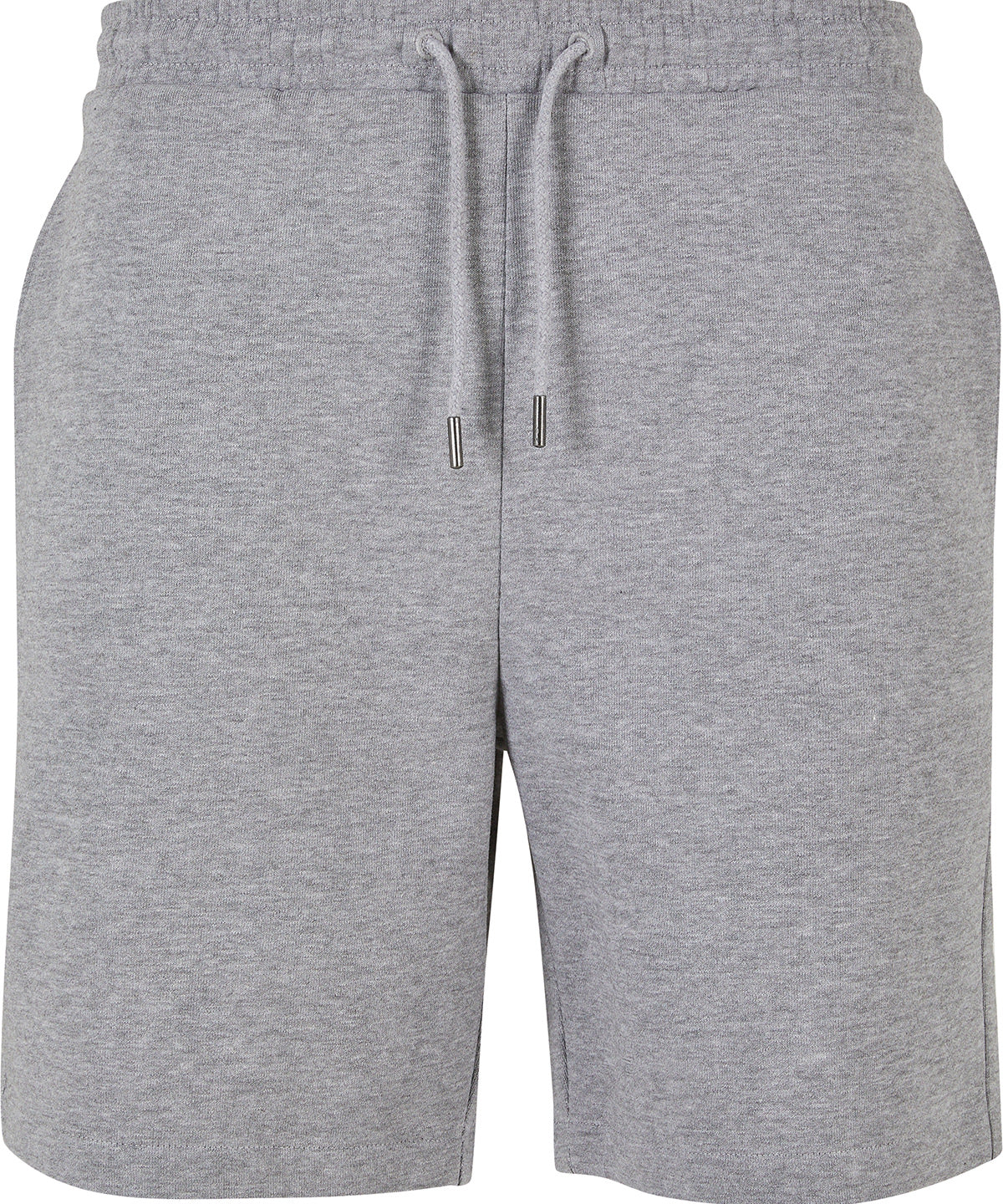 Tryck din logga på Shorts från Build Your Brand - Anpassa Ultra-tunga sweatshorts i färgen Ljunggrå för företag, föreningar och privatpersoner