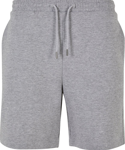 Tryck din logga på Shorts från Build Your Brand - Anpassa Ultra-tunga sweatshorts i färgen Ljunggrå för företag, föreningar och privatpersoner
