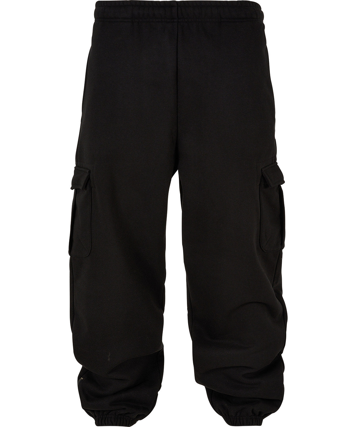 Tryck din logga på Mjukisbyxor från Build Your Brand - Anpassa 90-tals cargo-sweatpants i färgen Svart för företag, föreningar och privatpersoner
