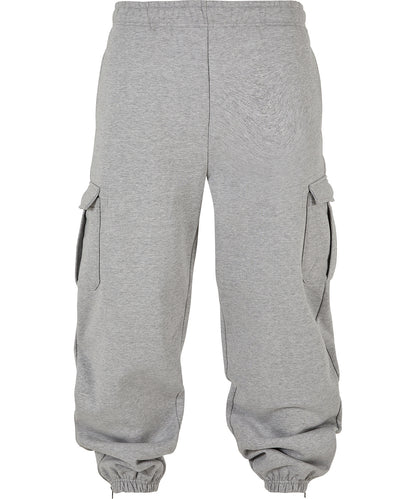 Tryck din logga på Mjukisbyxor från Build Your Brand - Anpassa 90-tals cargo-sweatpants i färgen Ljunggrå för företag, föreningar och privatpersoner