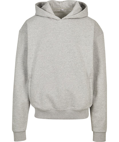 Tryck din logga på Hoodies från Build Your Brand - Anpassa Build Your Brand - Ultra-Tung Överdimensionerad Hoodie i färgen Ljunggrå för företag, föreningar och privatpersoner