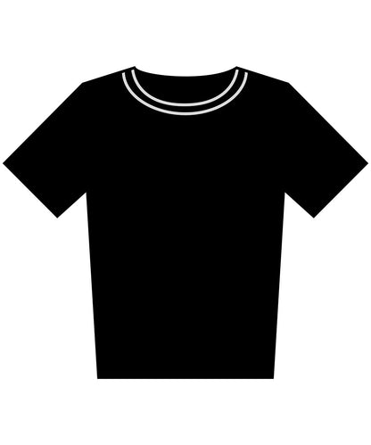 Tryck din logga på T-shirts från Build Your Brand - Anpassa Vintage Everyday Tee - Dam i färgen Svart för företag, föreningar och privatpersoner