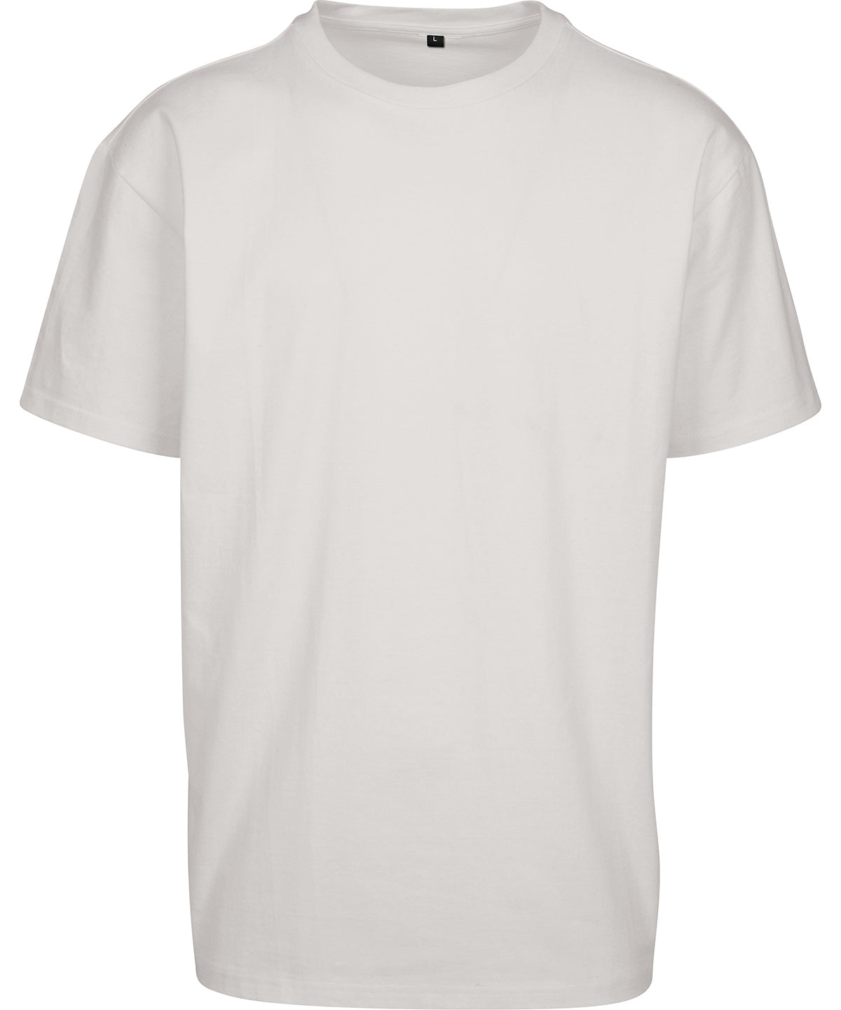 Tryck din logga på T-shirts från Build Your Brand - Anpassa Cotton Loose Tee - Herr i färgen Naturligt för företag, föreningar och privatpersoner