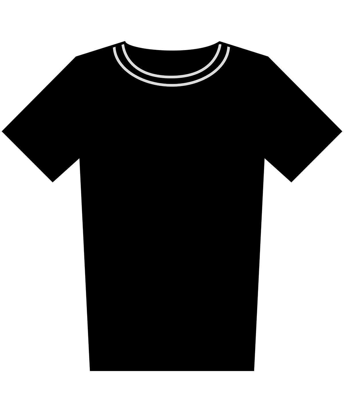 Tryck din logga på T-shirts från Build Your Brand - Anpassa Tall Tee - Herr i färgen Svart för företag, föreningar och privatpersoner