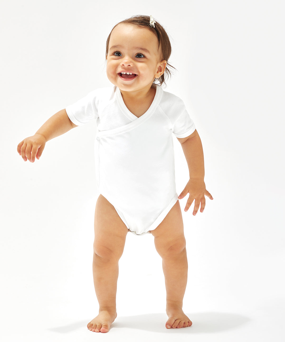 Tryck din logga på Bodys från Babybugz - Anpassa Baby ekologisk kimono bodysuit i färgen för företag, föreningar och privatpersoner