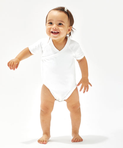 Tryck din logga på Bodys från Babybugz - Anpassa Baby ekologisk kimono bodysuit i färgen för företag, föreningar och privatpersoner