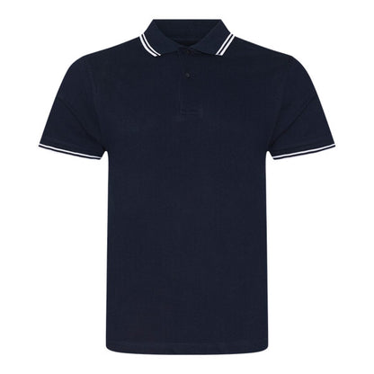 Tryck din logga på från Impala Print Shop - Anpassa AWDis Stretch tipped polo JP003 i färgen Marin för företag, föreningar och privatpersoner