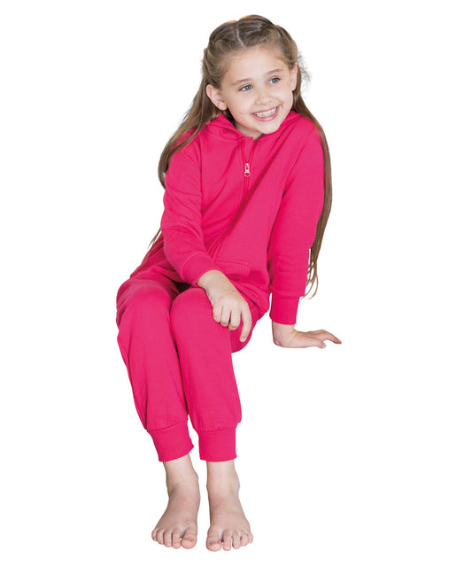 Tryck din logga på Jumpsuits från Comfy Co - Anpassa Barn allt-i-ett i färgen för företag, föreningar och privatpersoner