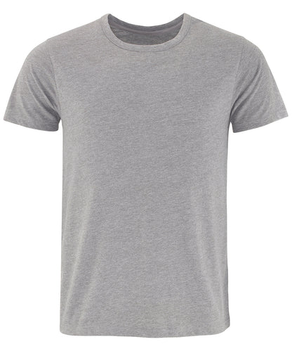 Tryck din logga på T-shirts från Comfy Co - Anpassa Killar lounge T i färgen Ljunggrå för företag, föreningar och privatpersoner