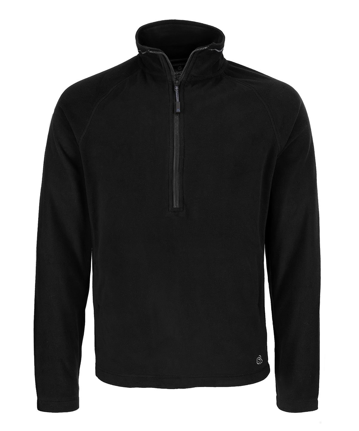 Tryck din logga på Fleece från Craghoppers - Anpassa Expert Corey 200 fleece halfzip i färgen Svart för företag, föreningar och privatpersoner