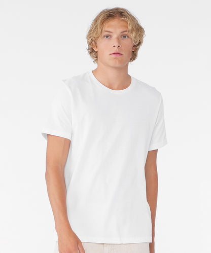 Tryck din logga på T-shirts från Bella Canvas - Anpassa Unisex Crew Neck Jersey T-Shirt i färgen för företag, föreningar och privatpersoner