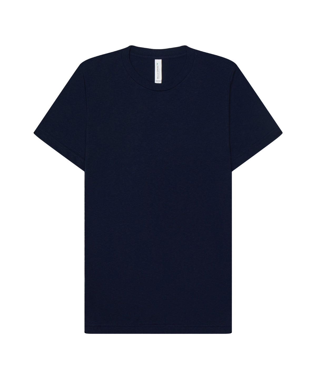 Tryck din logga på T-shirts från Bella Canvas - Anpassa Unisex EcoMax Short Sleeve T-Shirt i färgen Marinblå för företag, föreningar och privatpersoner